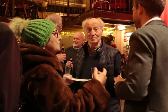 Anne-Cathérine Vaudaux im Gespräch mit Machael Matti.